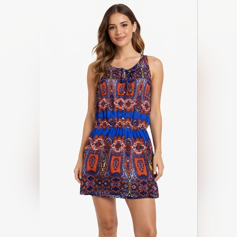 Boho Button Dress S